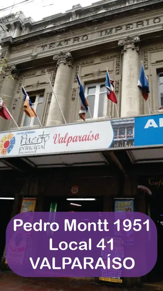 Punto de venta: Pedro Montt 1951 Local 41, Valparaíso