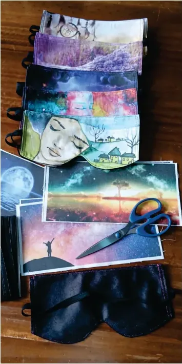 Estampados en tela preparados a mano