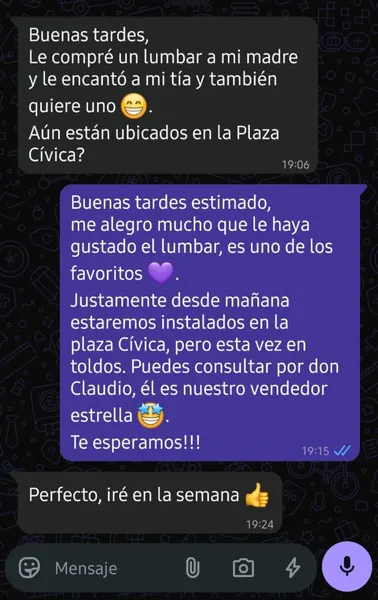 Testimonio de clienta que regaló cojines de semillas